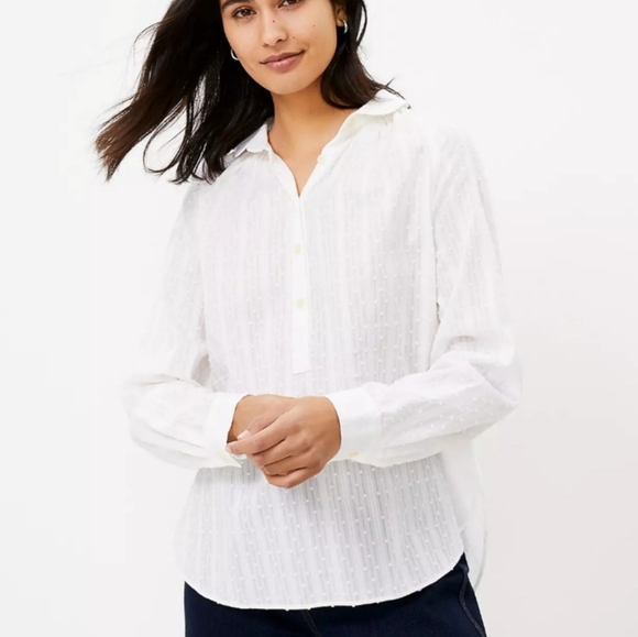 **FINAL SALE**Clip Henley Shirt - Picture 2 of 3